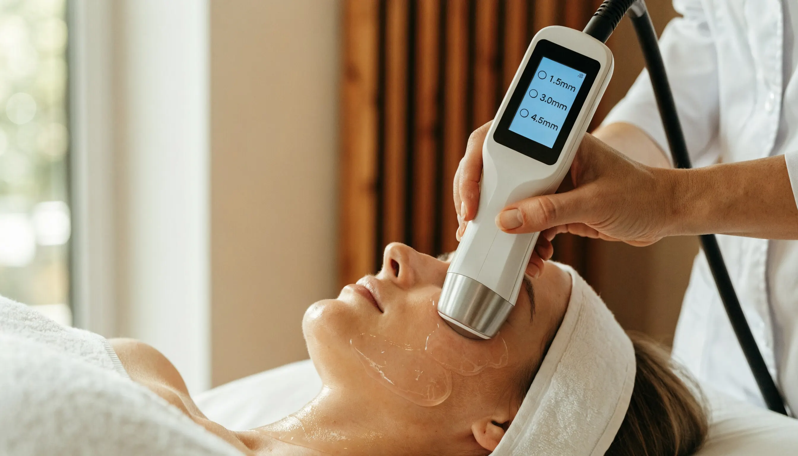 Sessão de HIFU facial na Bella Laser Clinic, no Porto